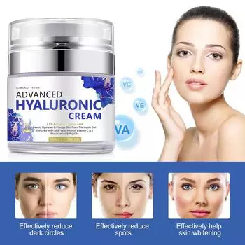 Гиалуроновая питательная, глубоко увлажняющая, увлажняющая, фиксирующая влагу и осветляющая ретинол прессового типа One Size синий