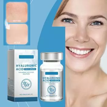 Гиалуроновая сыворотка Укрепляющая, отбеливающая и увлажняющая сыворотка 10 мл One Size