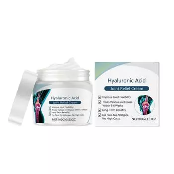 Гиалуроновый крем для облегчения боли в суставах, ежедневный уход, местный массажный крем для суставов One Size