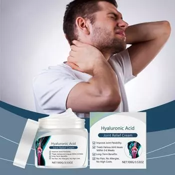 Гиалуроновый крем для облегчения боли в суставах, ежедневный уход за больными, местный массажный крем для суставов