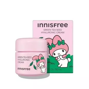 Гиалуроновый крем с семенами зеленого чая INNISFREE 50 мл [MY MELODY EDITION] P000DZJW - Face Cream