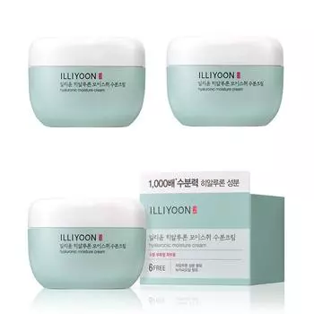 Гиалуроновый увлажняющий крем Illiyoon, 100 мл, 3 шт.