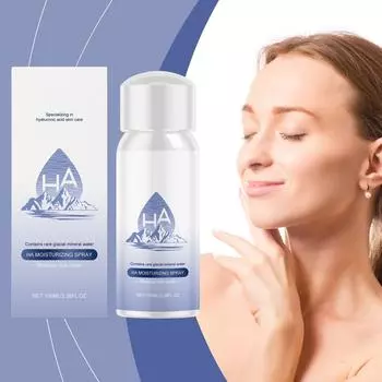 Гиалуроновый увлажняющий спрей-тонер, глубоко увлажняющий увлажняющий спрей, смягчитель для ухода за кожей(100мл) One Size