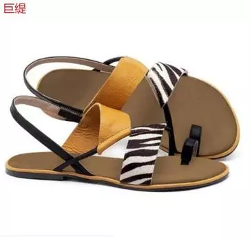 Giant Ti spot 20252020 spring and summer foreign trade 43 large size wish Roman flat women s sandals 35