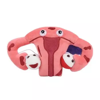 GIANTmicrobes эндометриоз чучело животных, матка подарок, гистерэктомия подарок, эндометриоз подарок, гинеколог подарок, акушер-гинеколог подарок, феминистский подарок,