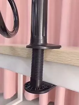 Гибкая длинная подставка на 360°, держатель-зажим для мобильного телефона, настольная кровать белый