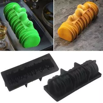 Гибкая форма для торта, микроволновая печь, безопасная для посудомоечной машины, легкосъемная антипригарная пищевая силиконовая форма для быстрой очистки, форма для выпечки