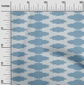 Гибкая хлопковая ткань oneOone Plus Sign, ткань с принтом Kasuri, 1 ярд, 40 дюймов 42 Inch - Viscose Chiffon ягодный