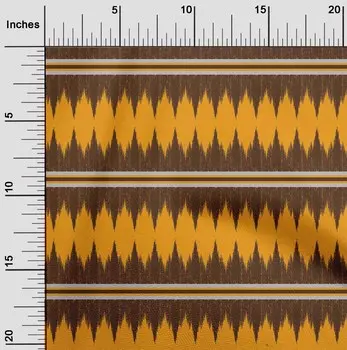 Гибкая хлопковая ткань oneOone с мазками и полосками икат, декоративная ткань с принтом BTY, 40 дюймов 42 Inch Wide - Viscose Chiffon чёрный