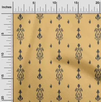 Гибкая хлопковая ткань oneOone с принтом Arrow & Paisley Ikat, 1 ярд, 40 дюймов 42 Inch Wide - Viscose Chiffon бежевый