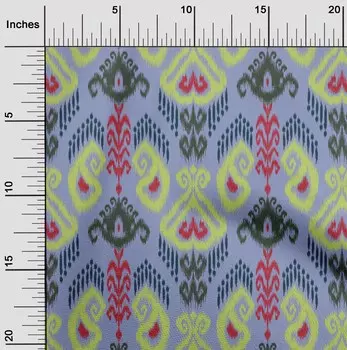 Гибкая хлопковая ткань oneOone с принтом Swirl & Paisley Ikat BTY, 40 дюймов 42 Inch Wide - Viscose Chiffon коричневый