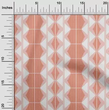 Гибкая хлопковая ткань oneOone с треугольным и шестиугольным принтом, 1 ярд, 40 дюймов 42 Inch Wide - Viscose Chiffon сарай красный