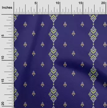 Гибкая хлопковая ткань oneOone в полоску и с завитками икат с принтом BTY шириной 40 дюймов 42 Inch Wide - Viscose Chiffon чёрный