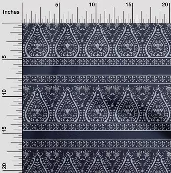 Гибкая хлопковая ткань oneOone в полоску | Ткань для рукоделия с принтом листьев и цветочных узоров BTY, 40 дюймов 42 Inch - Viscose Chiffon чёрный