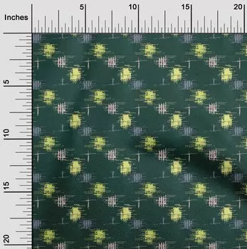 Гибкая хлопковая ткань oneOone в стиле икат Касури, декоративная ткань с принтом BTY, 40 дюймов 42 Inch - Viscose Chiffon малиновый
