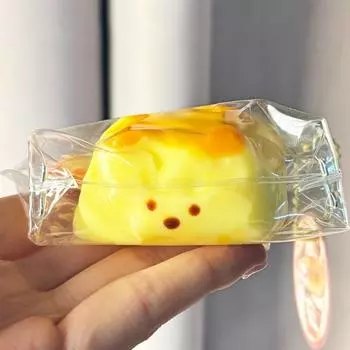 Гибкая игрушка-сквиши для собаки, медленно восстанавливающая форму, милая игрушка-щипалка в виде собаки, креативная игрушка-щипалка в виде чизкейка, для взрослых Style 2