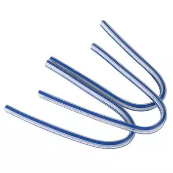 Гибкая кривая линейка, инструмент для рисования, пластиковый винил, 30 см