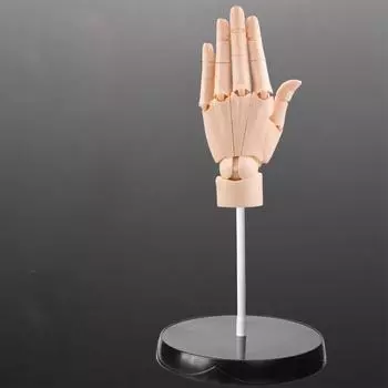 Гибкая модель руки художника, Регулируемая модель руки для рисования, Живая фигура манекена, модель руки для украшения стола, эскизов, рисования, живописи One Size
