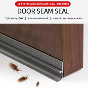 Гибкая нижняя уплотнительная полоса для двери, шумоподавление, заглушка для двери ванной комнаты, нижняя звукоизоляционная пылезащитная полоска