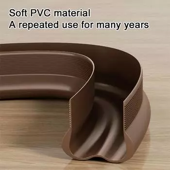 Гибкая нижняя уплотнительная полоса двери, уплотнительная полоса, круглая прокладка, герметик под дверью, защитный экран для окон из ПВХ