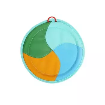 Гибкая плавучая игрушка для собак, плавающие летающие игрушки для бассейна, неразрушимая летающая интерактивная игрушка для собак для маленьких, средних и крупных собак T One Size светло-синий