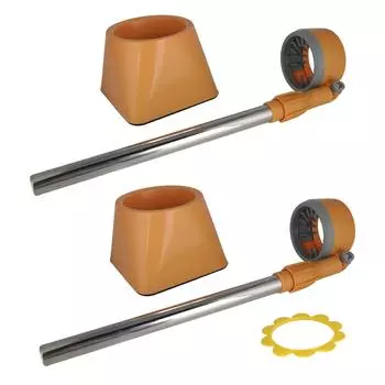 Гибкая подставка для фена из нержавеющей стали, регулируемый угол, держатель для фена со стабильным основанием Without Flower Shaped Ring