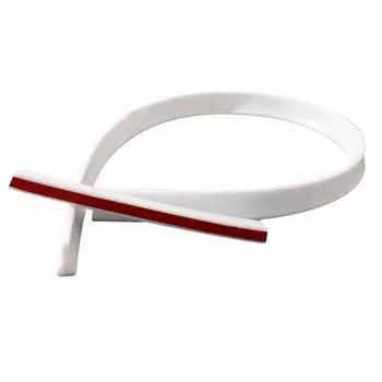 Гибкая пробка для воды в ванной комнате, кухне, барьер для душа, порог, пробка для воды на полу, полоса 10cm белый