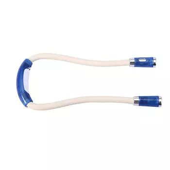 Гибкая шейная подвесная светодиодная лампа Hands Free Регулируемая сгибаемая лампа для ночного чтения (синий)