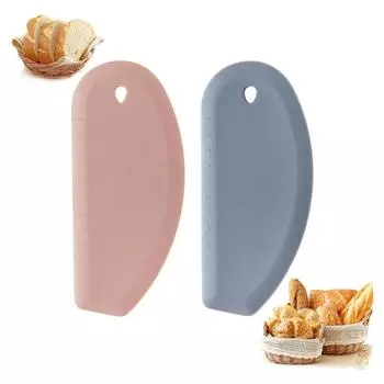 Гибкая силиконовая чаша, скребок для кондитерских изделий, лучшая скамейка для тортов, кухонная помощь, еда для посуды, инструменты для теста серый