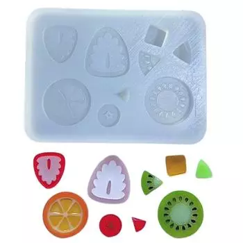 Гибкая силиконовая форма для поделок Y, легкоочищаемые формы из эпоксидной смолы, форма для украшений в форме зеленого лайма