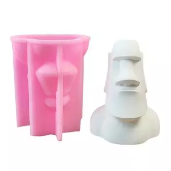 Гибкая силиконовая форма Ручная работа Форма для ароматической свечи Скульптура портрета Форма для ароматерапии Инструмент для смолы Художественное украшение