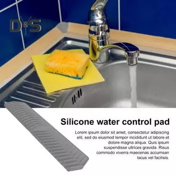 Гибкая силиконовая мыльница с водопадным дренажным дизайном, нескользящая многофункциональная мыльница, органайзер для столешницы серый