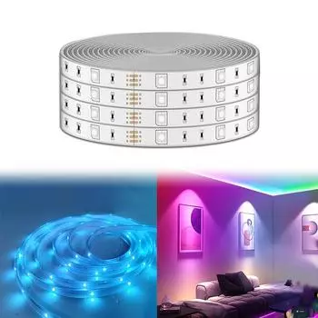 Гибкая светодиодная лента 24 В, источник питания, боковые светильники для бассейна, самоклеящиеся светодиодные ленты с синхронизацией музыки для лестниц, дорожек патио, декора