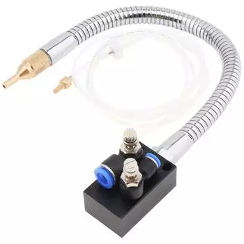 Гибкая трубка из нержавеющей стали 320 мм, охлаждающий распылитель, система распыления охлаждающей жидкости, смазка, для резки/гравировки/охлаждающего станка