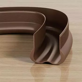 Гибкая уплотнительная лента из ПВХ для дверей, тихая и комфортная среда обитания коричневый