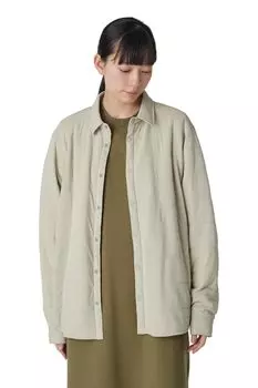 Гибкая утепленная рубашка [Snow Peak] слоновая кость