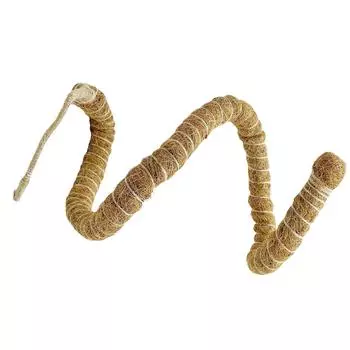 Гибкая вьющаяся лиана для украшения среды обитания рептилий, гибкая кокосовая лоза для джунглей, ящериц и змей A