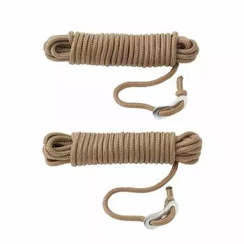 Гибкая веревка LOGOS DX 71993304 Аксессуары для палаток 5 м/хаки (2pcs) хаки