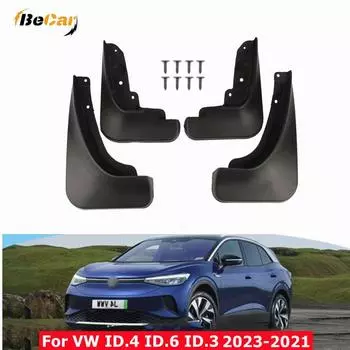 Гибкие автомобильные брызговики ABS ID4, брызговики, крыло для Volkswagen ID.3 2023 2022 VW ID.4 CROZZ ID.6 спереди и сзади For ID4