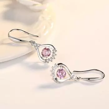 Гибкие серьги-крючки в форме капли воды для женщин, простые, темпераментные, универсальные серьги