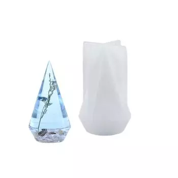 Гибкие силиконовые формы для держателя колец из смолы, портативные конусные формы для колец для изготовления персонализированных стоек для демонстрации ювелирных изделий S