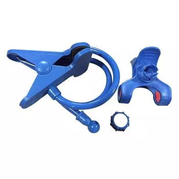 Гибкий 360 Клип Держатель для Мобильного Телефона Ленивая Кровать Настольный Кронштейн Крепление Подставка AVE One Size синий