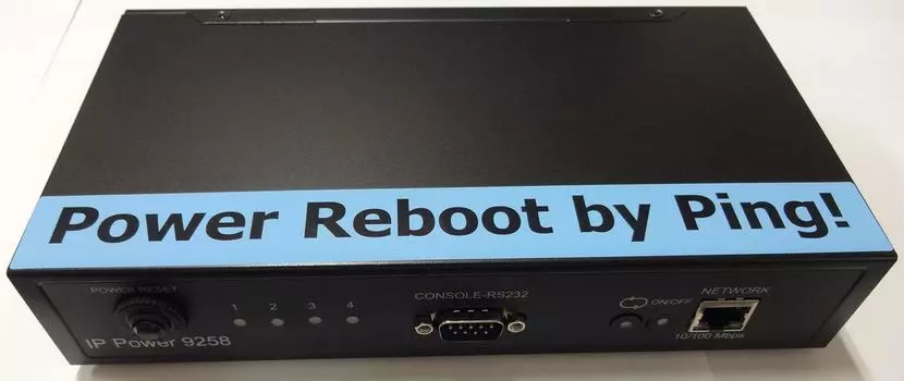 Гибкий блок питания IP Power 9258T Ping устройство дистанционного управления питанием 4 порта