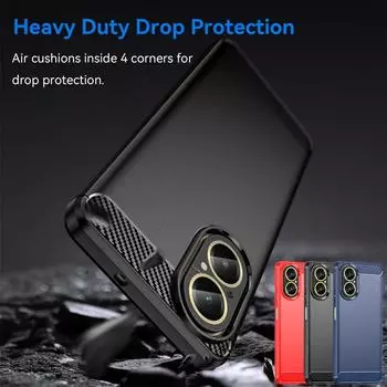 Гибкий чехол из ТПУ для Realme C67 C55 C53 C51 Защитный чехол для Realme C35 C33 C31 C30 C30S Ударопрочный чехол Fundas Coque Capa Realme C67 4G чёрный