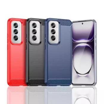 Гибкий чехол TPU для OPPO Reno 12 Pro 5G 11 11F защитный чехол противоударный Fundas Coque Capa OPPO Reno 11 5G чёрный