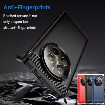 Гибкий чехол TPU для Realme 12 Pro Plus 11 Pro+ Защитный чехол для Realme 11 4G Ударопрочный текстурированный деловой чехол с полной защитой Realme 12 5G чёрный