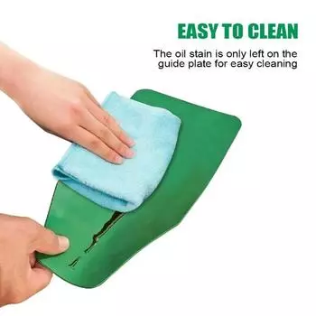 Гибкий инструмент для слива, складная автомобильная воронка, направляющая пластина для масла, мотоцикл, грузовик, автомобильное моторное масло, инструменты для заправки бензина, аксессуары S(37x17cm) зелёный