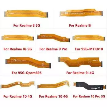 Гибкий кабель материнской платы для Oppo Realme 9 9I 8 Pro 3i 5i 5S 6i 7i 4G 5G 3 6 7, запасные части для ремонта гибкого кабеля материнской платы Realme 8 Pro RMX3081