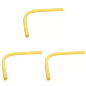 Гибкий поплавок для плавания в бассейне с лапшой, плавающий помощник (Полый желтый