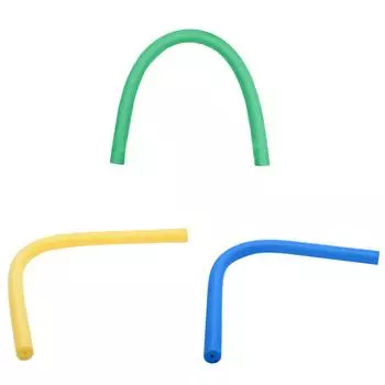 Гибкий поплавок для плавания в бассейне с лапшой, плавающий помощник (Полый зеленый) Великобритания